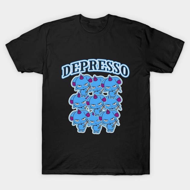 Depresso T-Shirt by Vhitostore